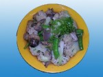 BÔNG CẢI XÀO LÒNG GÀ