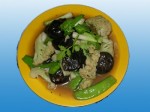 BÔNG CẢI XÀO NẤM ĐÔNG CÔ