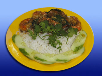 CƠM TÔM SAMBAL